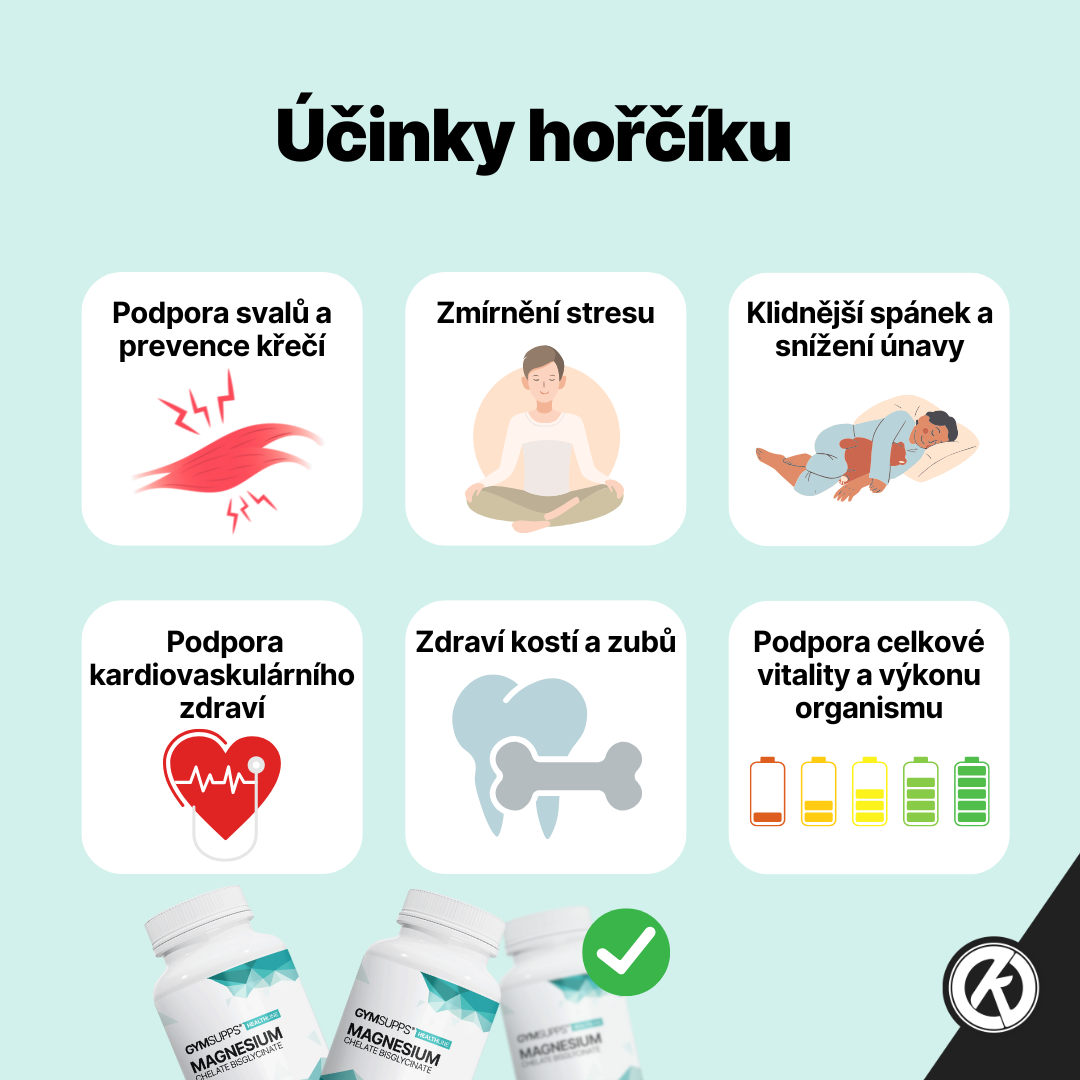 účinky hořčíku